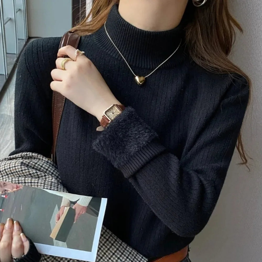 Women's Turtleneck Sweater Winter Bottoming Shirt