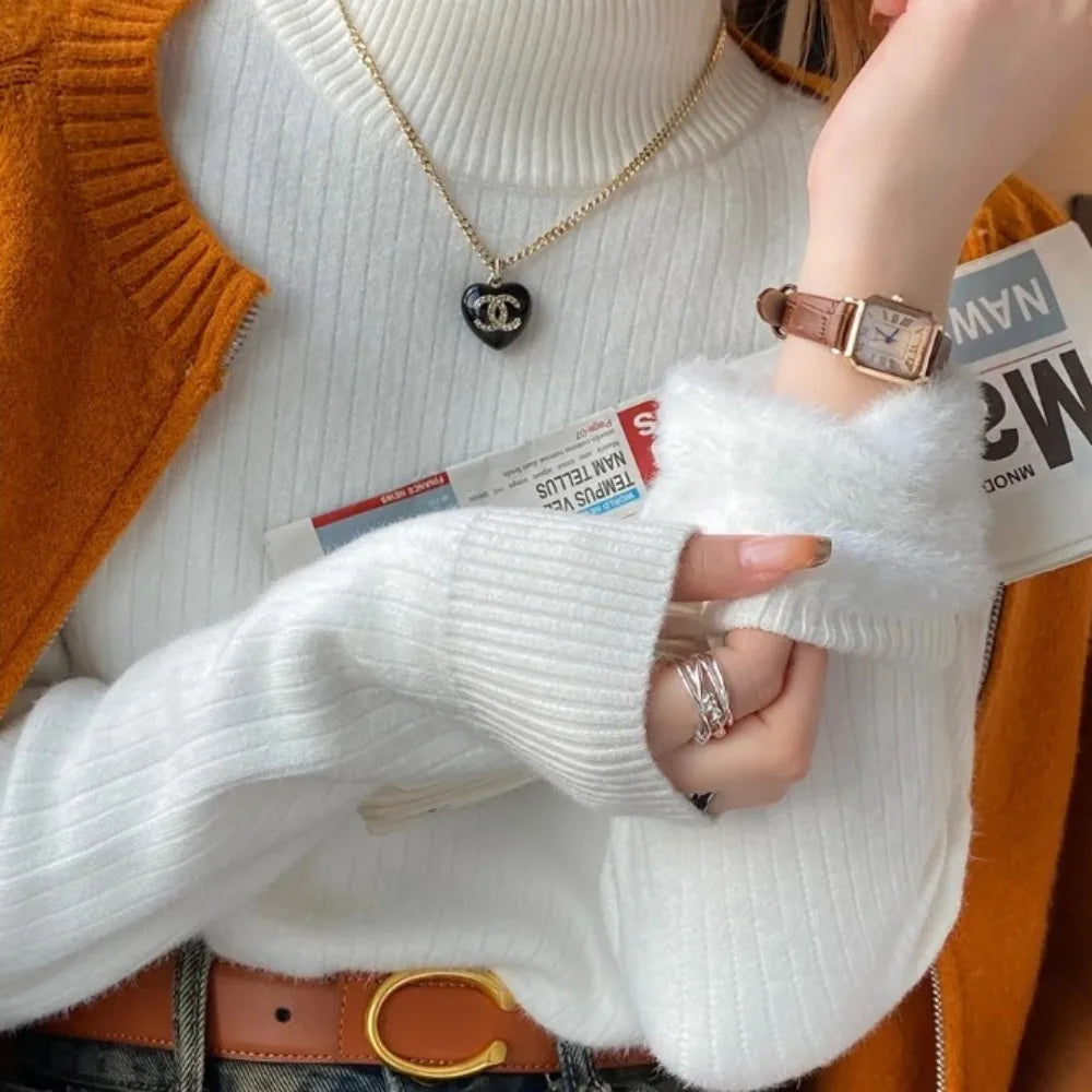 Women's Turtleneck Sweater Winter Bottoming Shirt